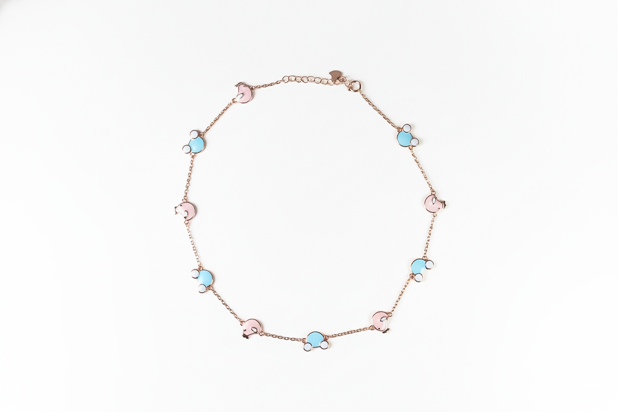 Baby Cartoon Chain Bracelet | 925 Sterling Silver