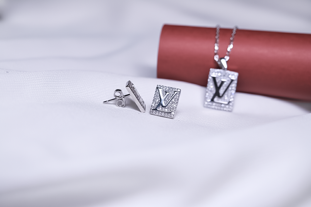 Classic Rectangle Silver Pendant Necklace | 925 Sterling Silver