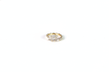 Yellow Gold Diamond Wrap Ring (Adjustable) | 925 Sterling Silver