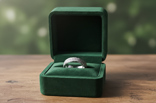 Black Oxidized Challah Ring for Men | 925 Sterling Silver