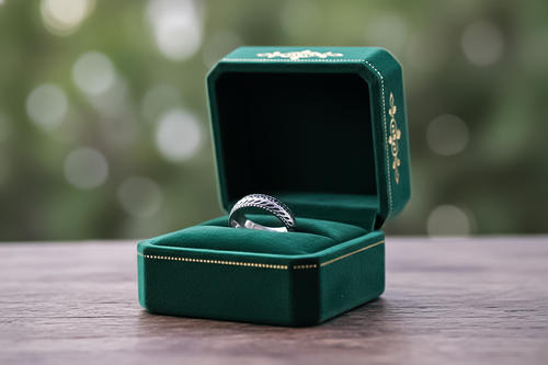 Black Oxidized Challah Ring for Men | 925 Sterling Silver