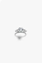 Heart Solitaire CZ Ring | 925 Sterling Silver Valentine Gift