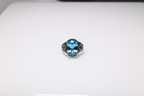 Aquamarine Blue Men’s Statement Ring | 925 Sterling Silver