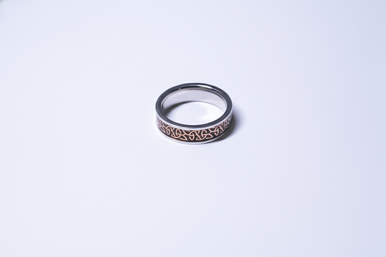 Gold Plated Trinity Knot Ring for Men | 925 Sterling Silver