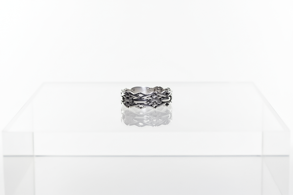 Infinity Weave Engagement Ring | 925 Sterling Silver
