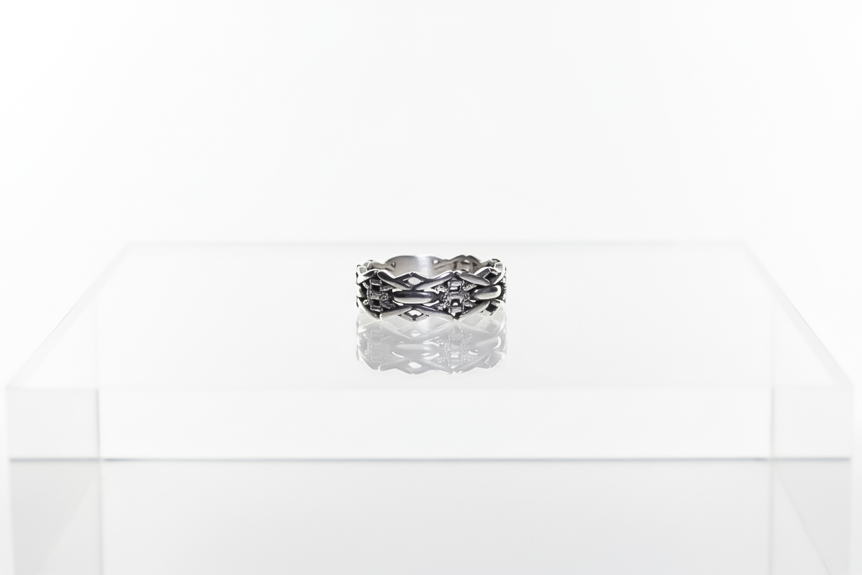 Infinity Weave Engagement Ring | 925 Sterling Silver