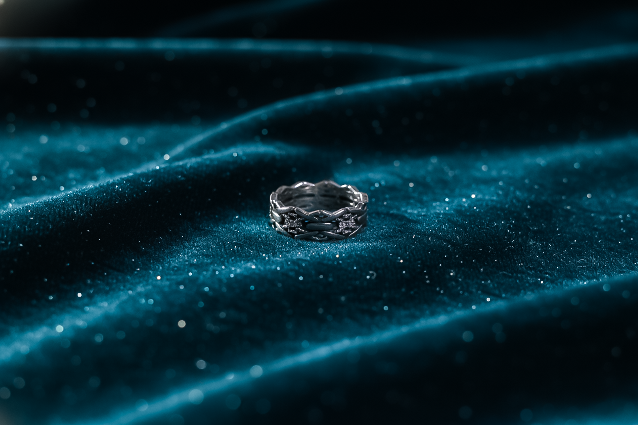 Infinity Weave Engagement Ring | 925 Sterling Silver