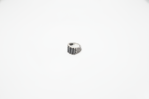 Black Zircon Turkish Ring (Stylish Men's)