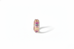 Rose Gold Rainbow Sapphire Eternity Ring | 925 Sterling Silver
