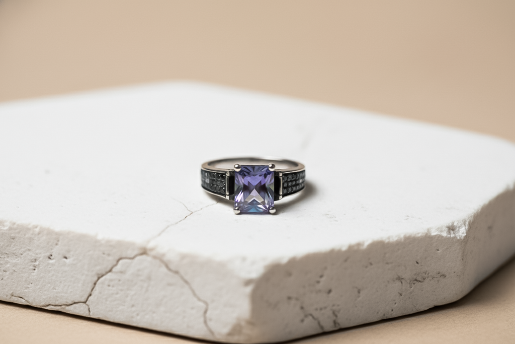 Mystic Topaz Statement Ring for Men | 925 Sterling Silver